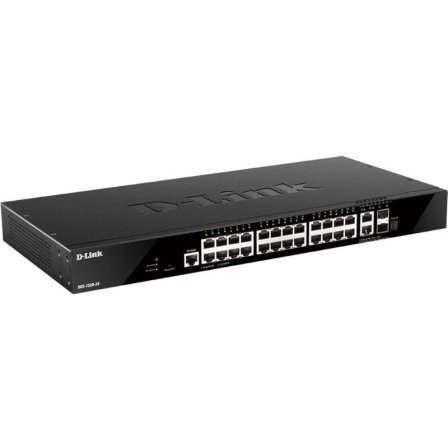 D-Link DGS-1520-28/E Switch Gestionado L3 de 28 Puertos (24xGBE, 2x10GbE, 2xSFP+)
